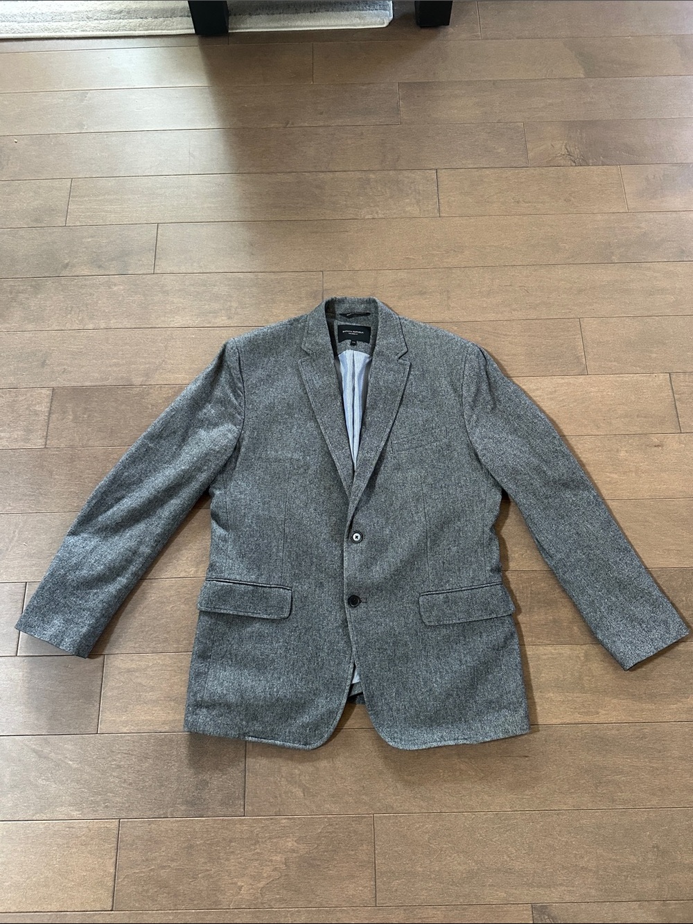 Banana Republic Gray Tweed Sport Coat - Two-Button Blazer